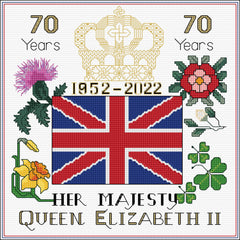 Threads used for Queens Jubilee 2022