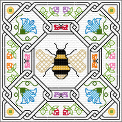Blackwork Embroidery - Botanic Insects