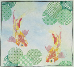Blackwork Embroidery - Koi Carp