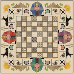 Stitch your own Chessboard with Egyptian Theme from DoodleCraft Design