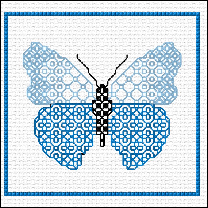 Blackwork Butterfly Coaster Kits from DoodleCraft Design