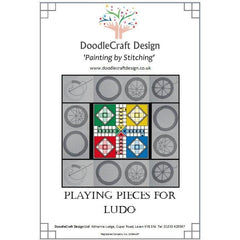 Playing pieces for DoodleCraft Design's stitched Games Boards