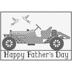 Blackwork Car for Father's Day