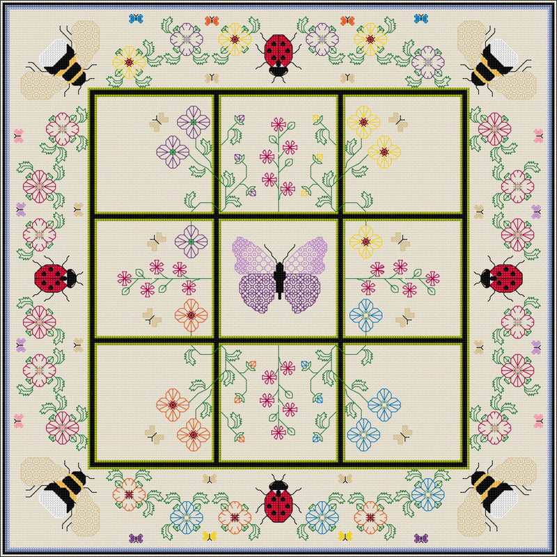 Three-in-a-Row Bees & Ladybirds game from DoodleCraft Gifts