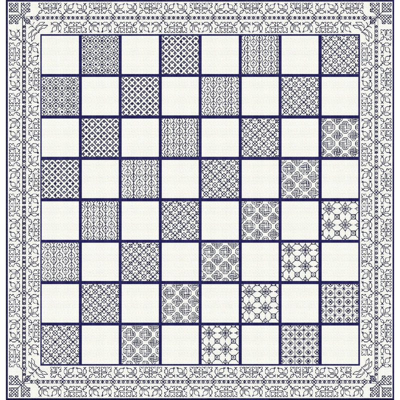 Threads used for Black or Blue Chessboard