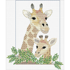 Blackwork Embroidery - Giraffe