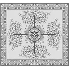 The third design in the 'Elements in Blackwork' Collection from DoodleCraft Design