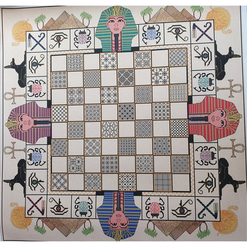 Egyptian themed Chess board from DoodleCraft Gifts