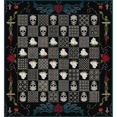 Stitched Games Board - Chess with Gothic theme
