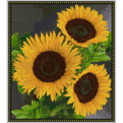 Cross stitch Sunflowers from DoodleCraft Design