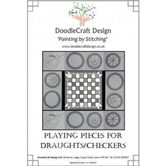 Playing pieces for DoodleCraft Design's stitched Games Boards