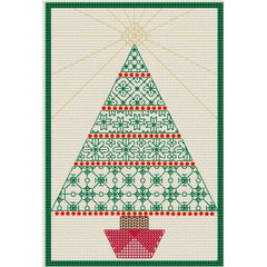 Christmas Card - Baubles in Blackwork from DoodleCraft Design