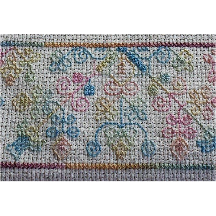 Sampler stitched in Variegated Threads